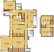 行橋市道場寺貸家の間取り画像