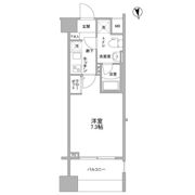 メインステージ白金高輪駅前の間取り画像