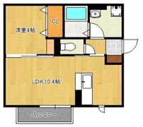 トレス若園館の間取り画像