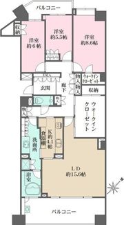 フォレスト東山パークハウスD棟の間取り画像