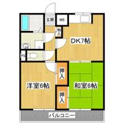 水井マンションの間取り画像