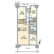 シャリエ朝霞の間取り画像