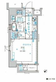 ベルシード門前仲町の間取り画像