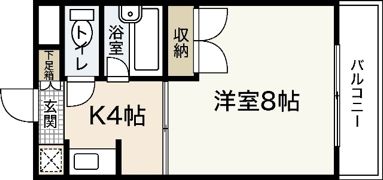 パティシェール吉川Ⅱの間取り画像