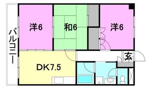 アメニティ25の間取り画像