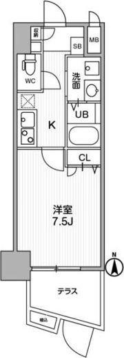 LaDouceur梅田Westの間取り画像