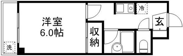 クリーンハイム関の間取り画像