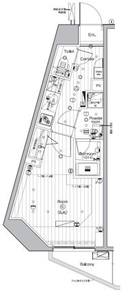 PREMIUM CUBE 池袋要町の間取り画像