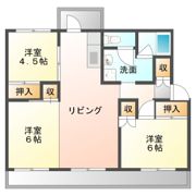 MORUハイツ A棟の間取り画像