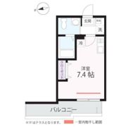 ハーミットクラブハウス蒔田Ⅱの間取り画像