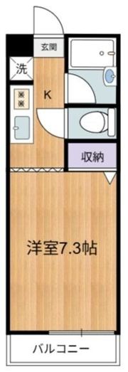 ハイツ空眠の間取り画像