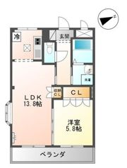 エーデルの間取り画像