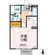 セジュール エスペランサの間取り画像
