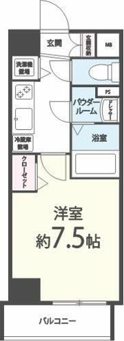 メゾンドソレイユ・シノハラの間取り画像