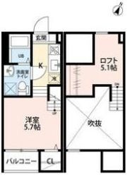 St ZUCCA(エスティーズッカ)の間取り画像