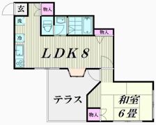 ヤマシタハウスの間取り画像