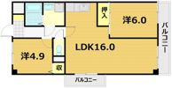 シベール勧修寺の間取り画像