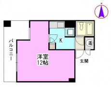 チサンマンション中山下の間取り画像