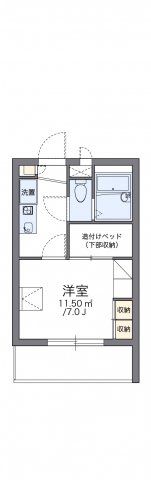 レオパレスSEA ROADの間取り画像