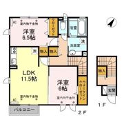 フェイバーLFの間取り画像