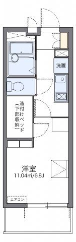 レオパレスMEGU2010の間取り画像