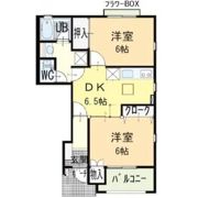 ライフ館ボナールAの間取り画像