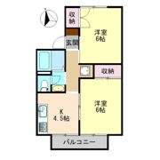 セジュール笹川の間取り画像