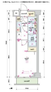 スカイコートグレース新宿中落合の間取り画像