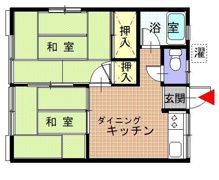 カスミフラッツの間取り画像