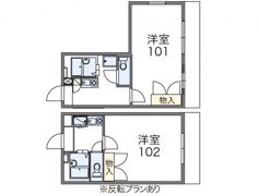 レオパレス欅の間取り画像