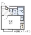 レオパレスS．Fの間取り画像