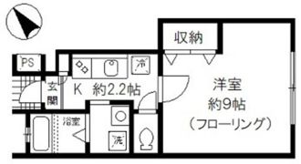 ベルデュール常盤の間取り画像