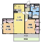 セジュール南寺方の間取り画像