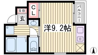 エスポワール春日野道Ⅲの間取り画像