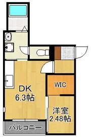 ダイヤモンドライフ戸畑駅前の間取り画像