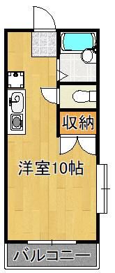 ルミエール折尾の間取り画像