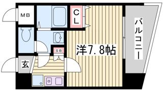 ラナップスクエア神戸県庁前の間取り画像
