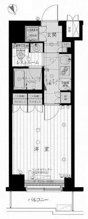 ルーブル都立家政伍番館の間取り画像
