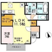 クレアの間取り画像