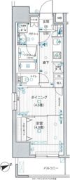 日神デュオステージ浅草三筋の間取り画像