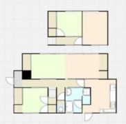 友田戸建ての間取り画像