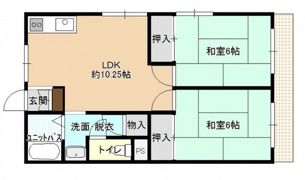 高尾ハイツの間取り画像