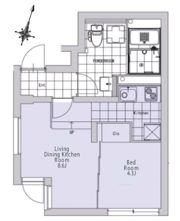 SOU西小山の間取り画像