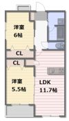 プレステージ岡垣の間取り画像