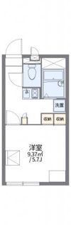 レオパレスWill 竹原の間取り画像