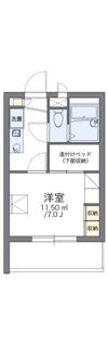 レオパレスボムールの間取り画像