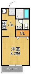 ディアコート到津の間取り画像