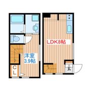 クレストコートⅠの間取り画像