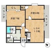 エステート小松の間取り画像