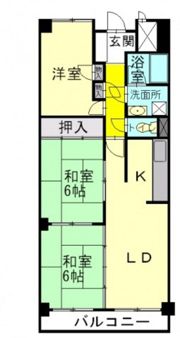 ルミエールⅡ己斐本町の間取り画像
